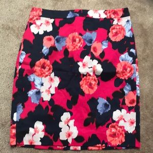 NWT J Crew floral skirt